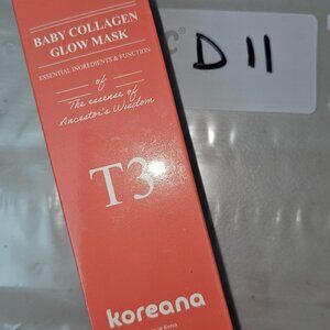 KOREANA BABY COLLAGEN GLOW MASK, EXPIRATION 10/2027